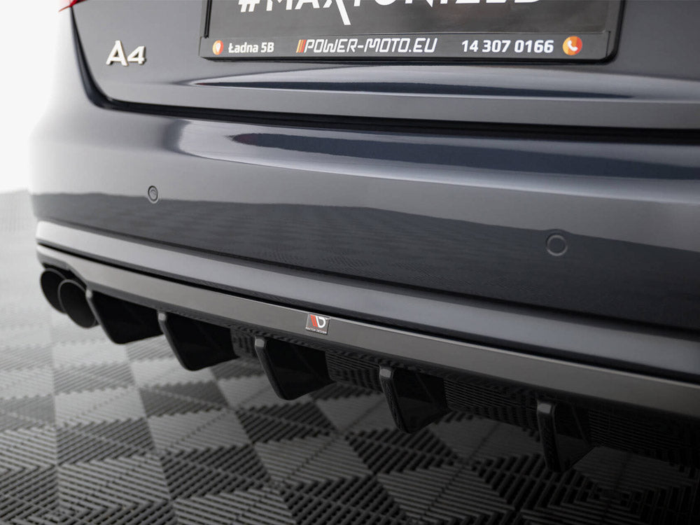 Rear Valance Audi A4 B8 Facelift (Version with dual exhausts on both sides)