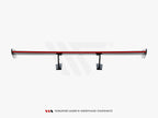 Carbon Spoiler With Internal Brackets Uprights V.1 + LED Porsche 718 Cayman GTS 982c