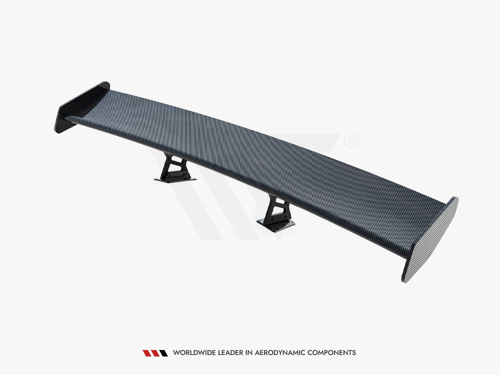Carbon Spoiler With Internal Brackets Uprights V.1 + LED Porsche 718 Cayman GTS 982c