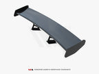 Carbon Spoiler With Internal Brackets Uprights V.1 + LED Porsche 718 Cayman GTS 982c