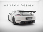 Carbon Spoiler With Internal Brackets Uprights V.2 Porsche 718 Cayman GTS 982c