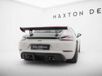 Carbon Spoiler With Internal Brackets Uprights V.2 + LED Porsche 718 Cayman GTS 982c