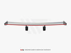 Carbon Spoiler With Internal Brackets Uprights V.2 + LED Porsche 718 Cayman GTS 982c