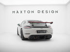 Carbon Spoiler With Upper Swan Mounting V.1 + LED Porsche 718 Cayman GTS 982c