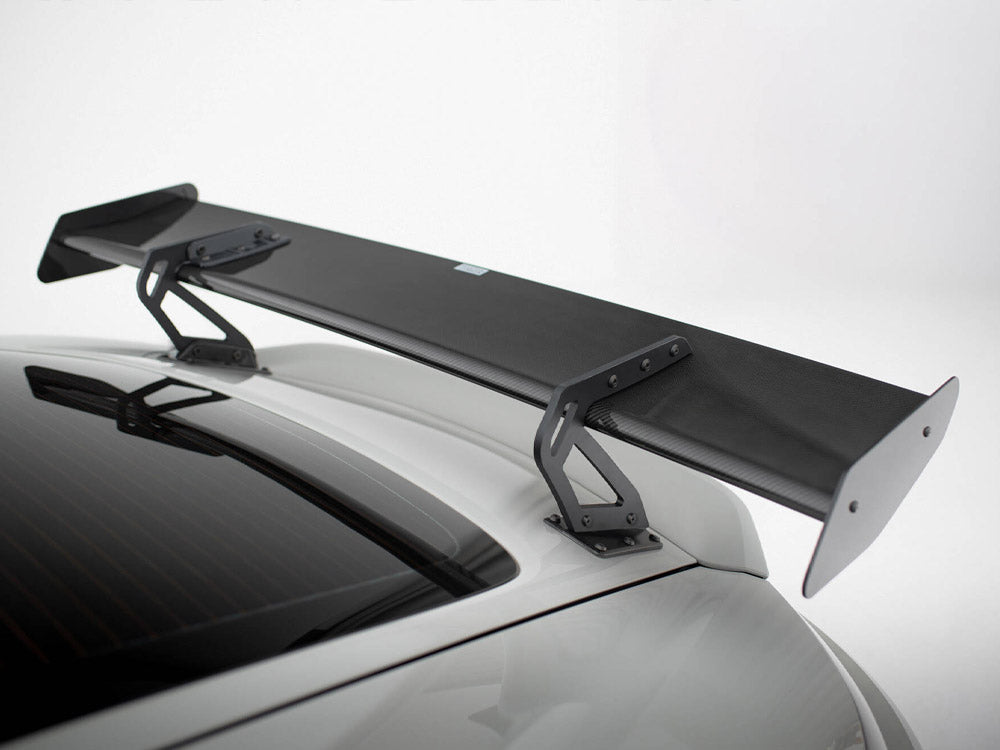 Carbon Spoiler With Upper Swan Mounting V.1 + LED Porsche 718 Cayman GTS 982c