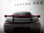 Carbon Spoiler With Upper Swan Mounting V.2 + LED Porsche 718 Cayman GTS 982c
