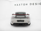 Carbon Spoiler With Upper Swan Mounting V.2 + LED Porsche 718 Cayman GTS 982c