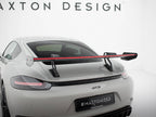 Carbon Spoiler With Upper Swan Mounting V.2 + LED Porsche 718 Cayman GTS 982c