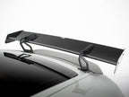 Carbon Spoiler With Upper Swan Mounting V.2 + LED Porsche 718 Cayman GTS 982c