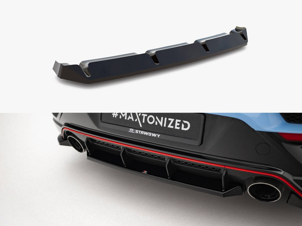 Central Rear Splitter Hyundai Veloster N Mk2