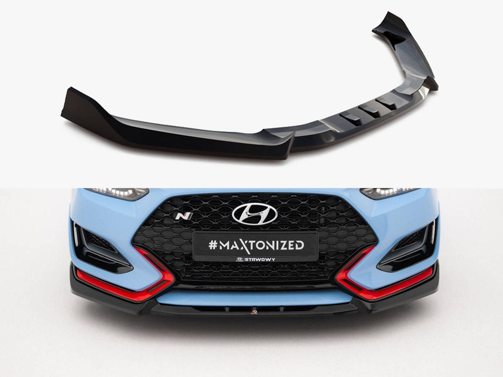 Front Splitter V.2 Hyundai Veloster N Mk2
