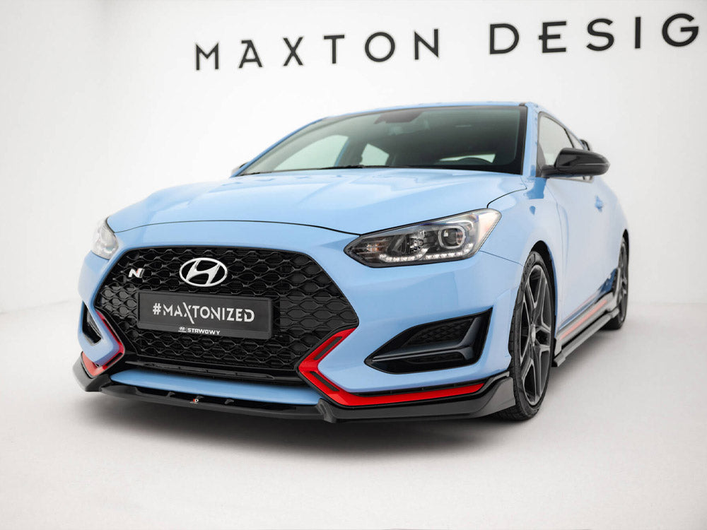 Front Splitter V.2 Hyundai Veloster N Mk2