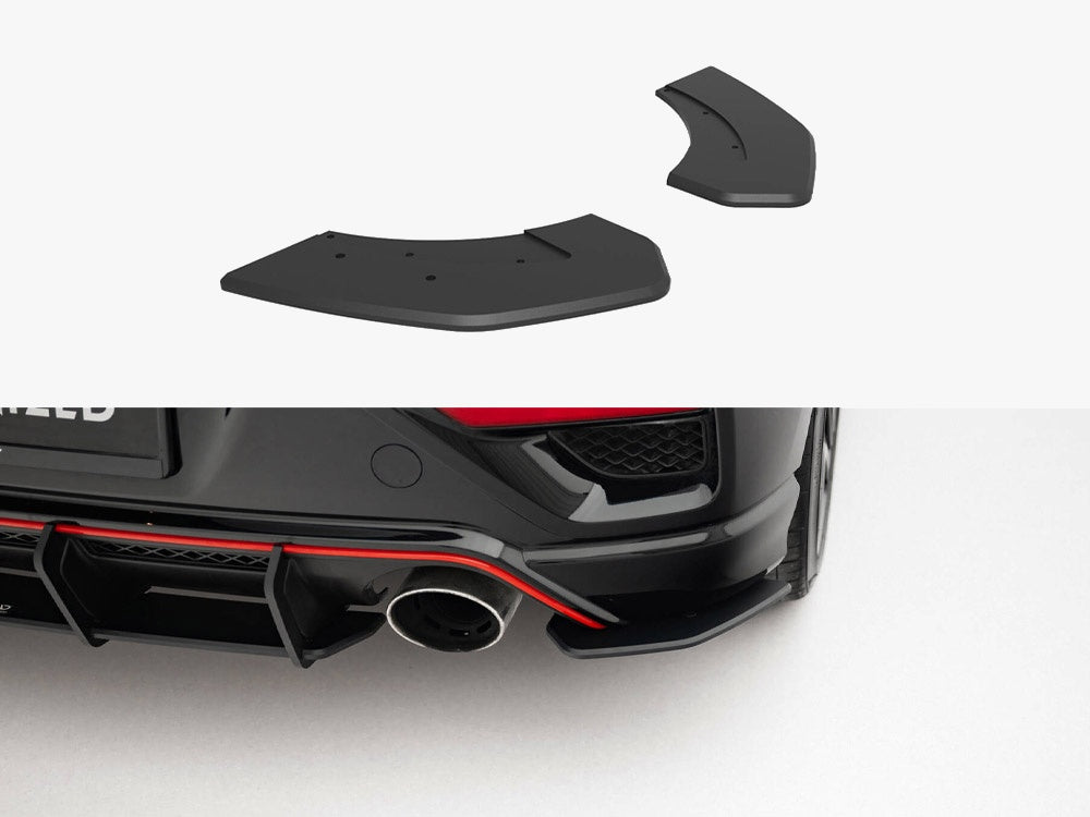 Street Pro Rear Side Splitters Hyundai Veloster N Mk2