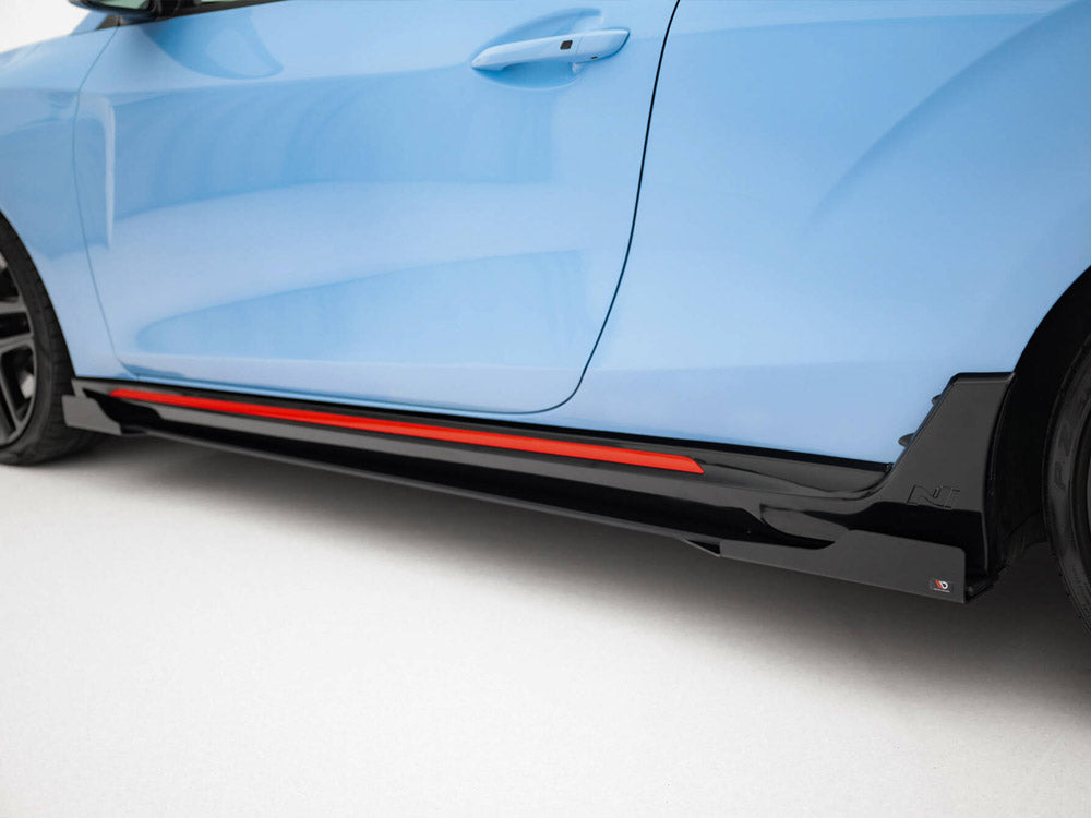 Street PRO Side Skirts Diffusers + Flaps Hyundai Veloster N Mk2
