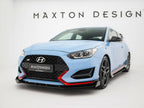 Street PRO Front Splitter + Flaps Hyundai Veloster N Mk2