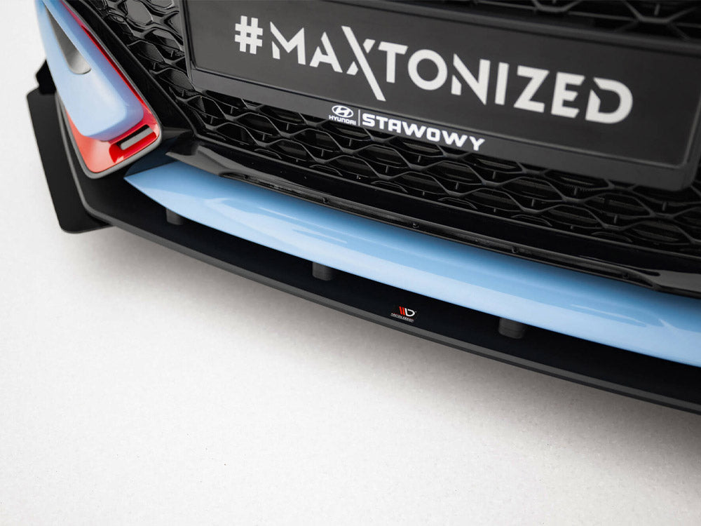 Street PRO Front Splitter + Flaps Hyundai Veloster N Mk2