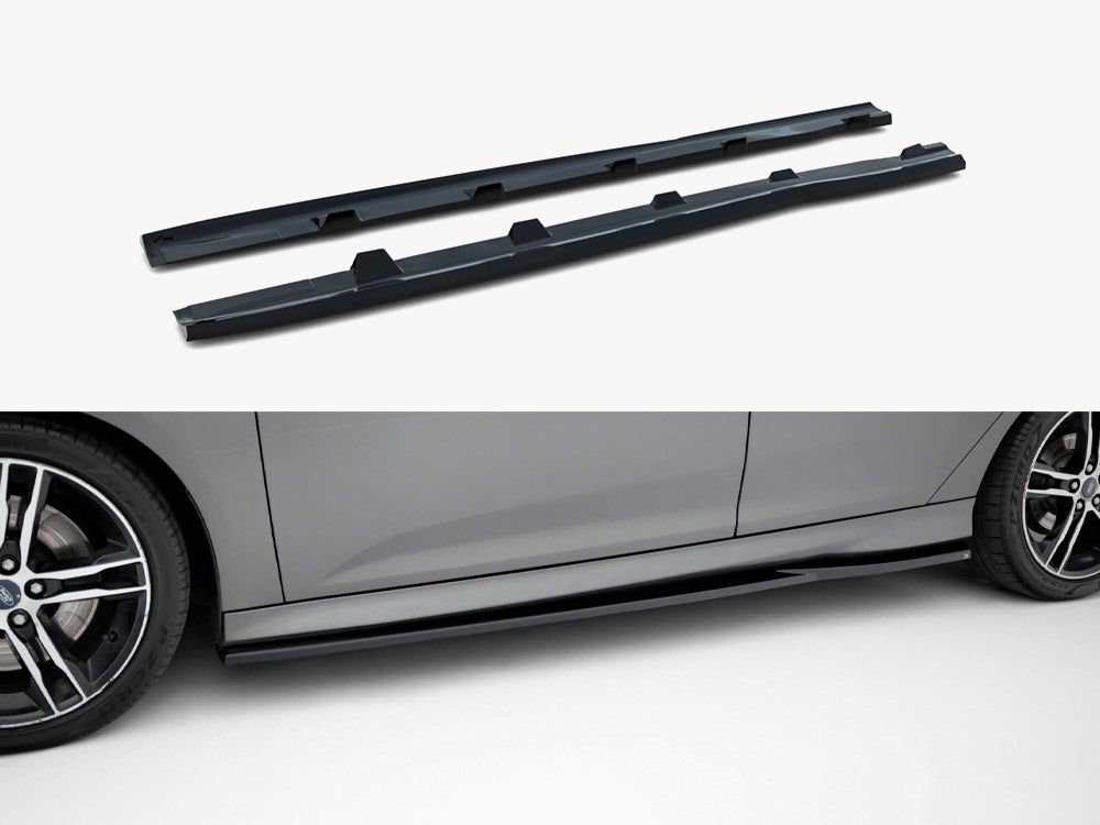 Side Skirts Diffusers V.3 Ford Focus ST Mk3