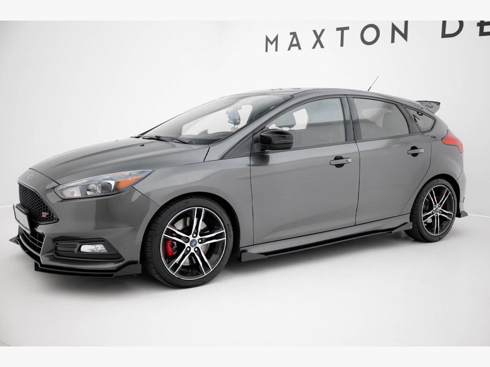 Street PRO Side Skirts Diffusers + Flaps Ford Focus ST Mk3 Facelift