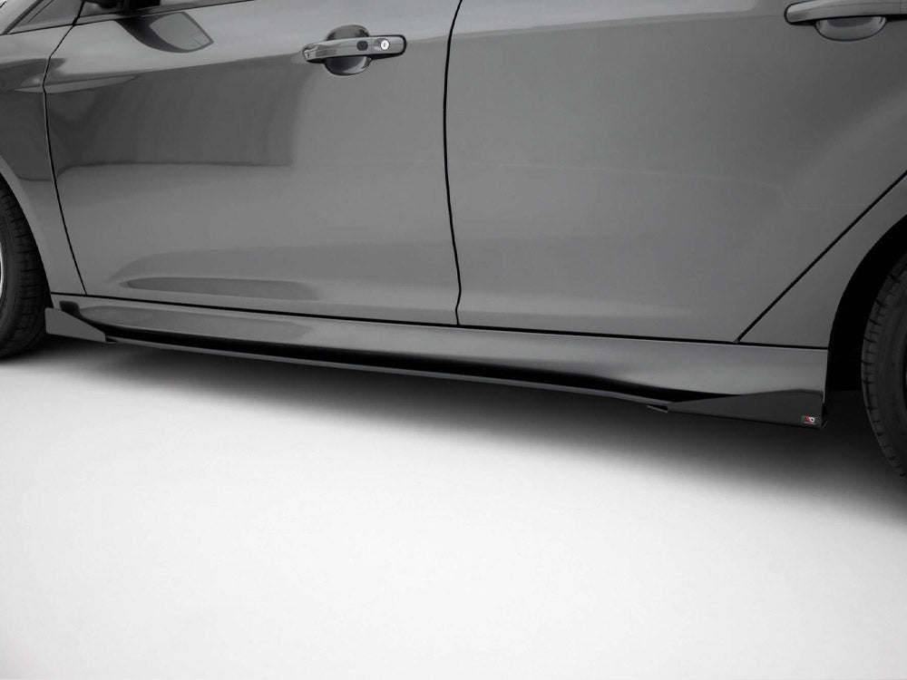 Street PRO Side Skirts Diffusers + Flaps Ford Focus ST Mk3 Facelift