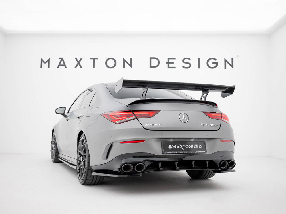 Carbon Spoiler With Internal Brackets Uprights Mercedes-Benz CLA Coupe C118 / C118 Facelift