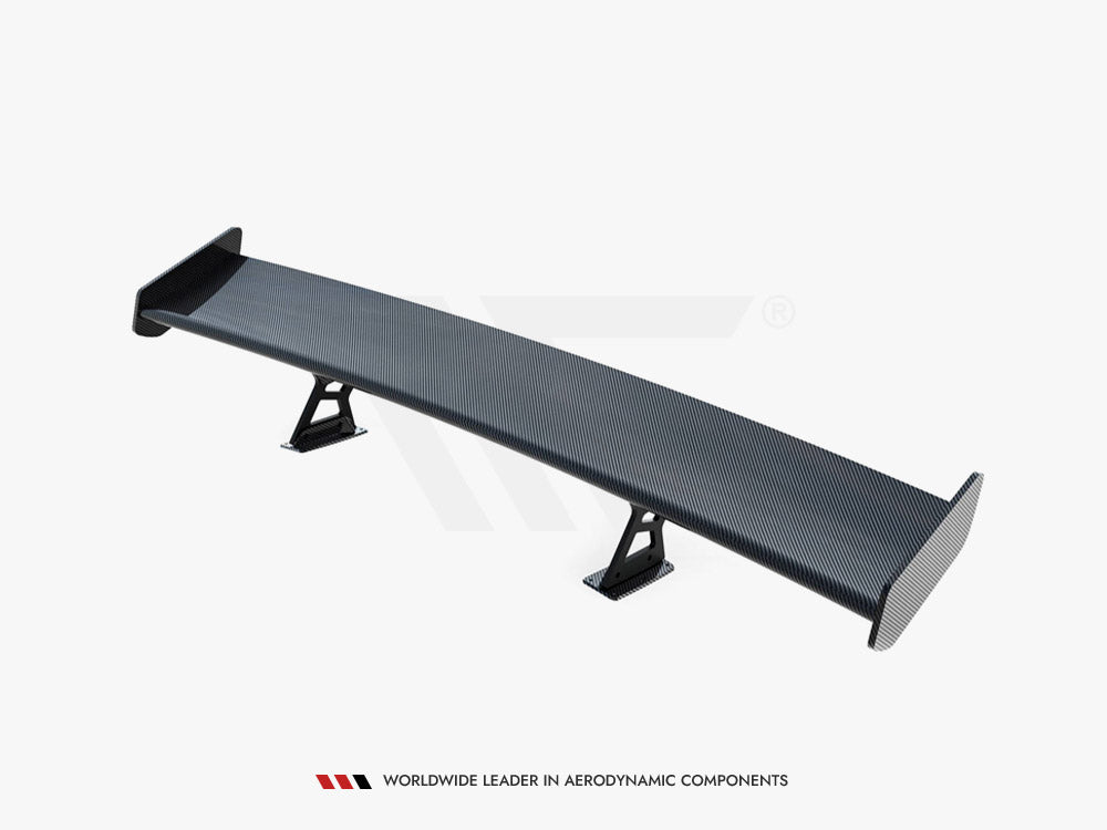 Carbon Spoiler With Internal Brackets Uprights + LED Mercedes-Benz CLA Coupe C118 / C118 Facelift