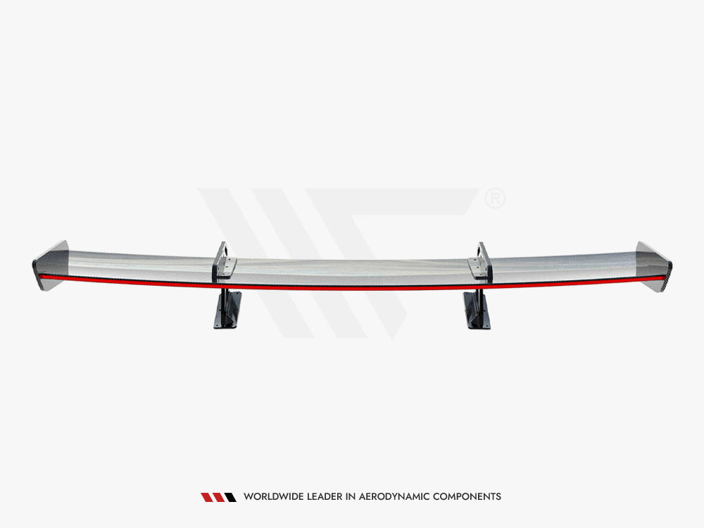 Carbon Spoiler With Upper Swan Mounting + LED Mercedes-Benz CLA Coupe C118 / C118 Facelift