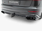 Rear Splitter (Vertical Bars) V.2 Audi SQ8 / Q8 S-Line Mk1 Facelift