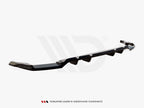 Rear Splitter (Vertical Bars) V.2 Audi SQ8 / Q8 S-Line Mk1 Facelift