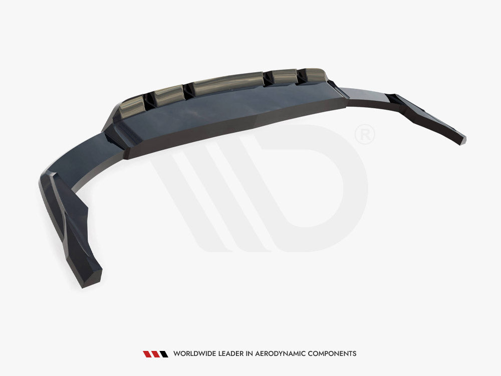 Rear Splitter (Vertical Bars) V.2 Audi SQ8 / Q8 S-Line Mk1 Facelift