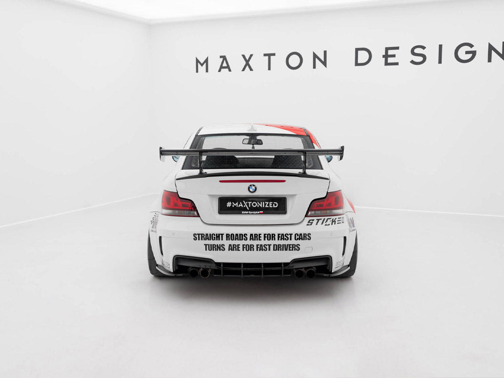 Carbon Spoiler With Internal Brackets Uprights V.2 BMW 1 M E82