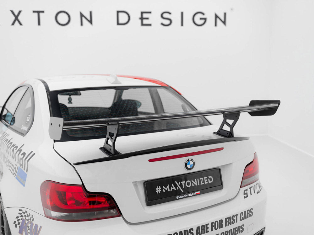 Carbon Spoiler With Internal Brackets Uprights V.2 BMW 1 M E82