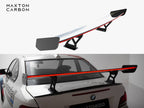 Carbon Spoiler With Internal Brackets Uprights V.2 + LED BMW 1 M E82