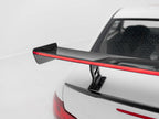 Carbon Spoiler With Internal Brackets Uprights V.2 + LED BMW 1 M E82