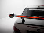 Carbon Spoiler With Internal Brackets Uprights V.2 + LED BMW 1 M E82