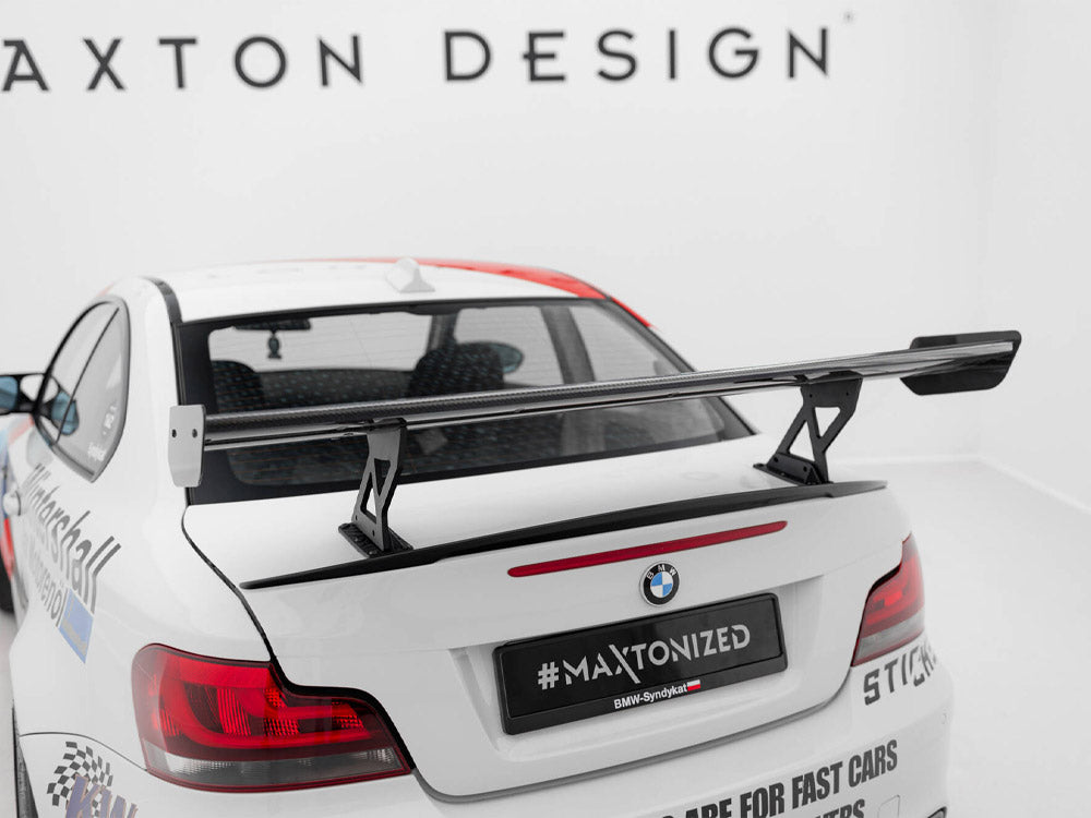 Carbon Spoiler With Internal Brackets Uprights V.1 BMW 1 M E82