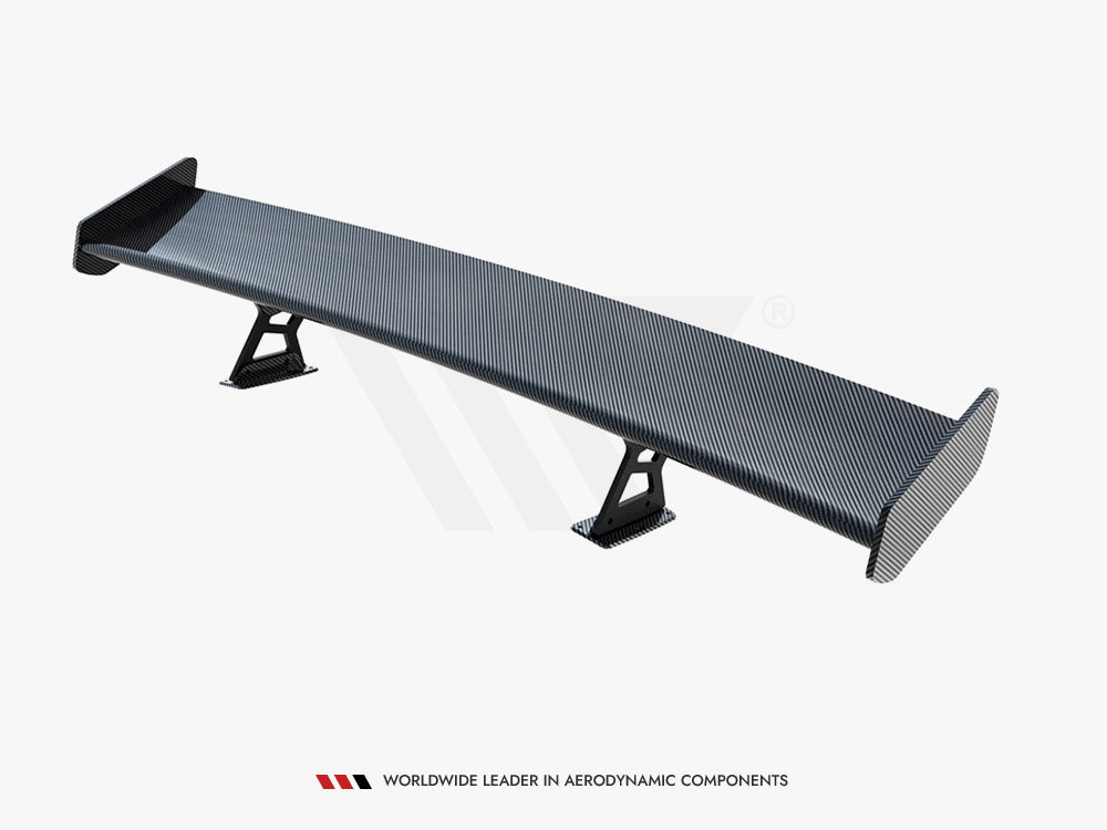 Carbon Spoiler With Internal Brackets Uprights V.1 + LED BMW 1 M E82