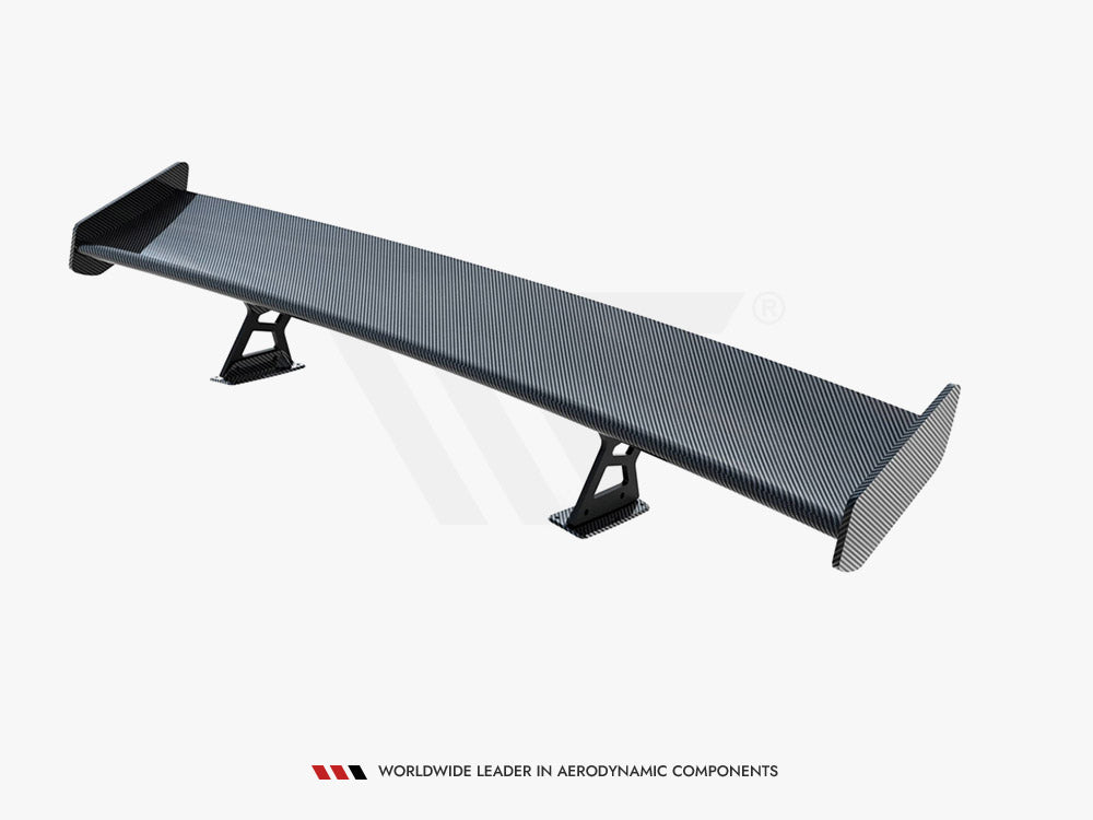 Carbon Spoiler With Internal Brackets Uprights V.1 + LED BMW 1 M E82