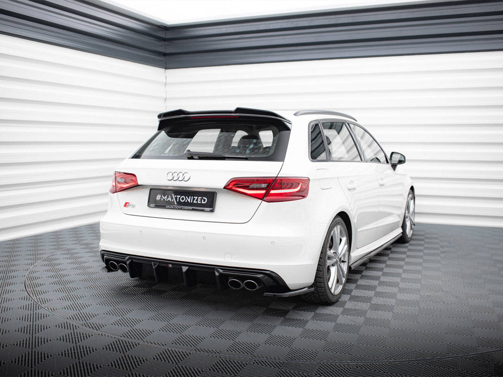 Rear Side Splitters Audi S3 Sportback 8V