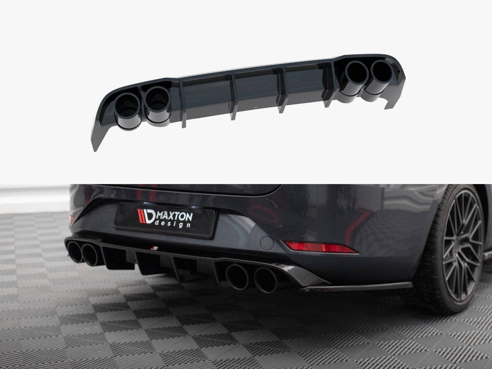 Rear Valance + Exhaust Ends Imitation Seat Leon ST FR Mk4