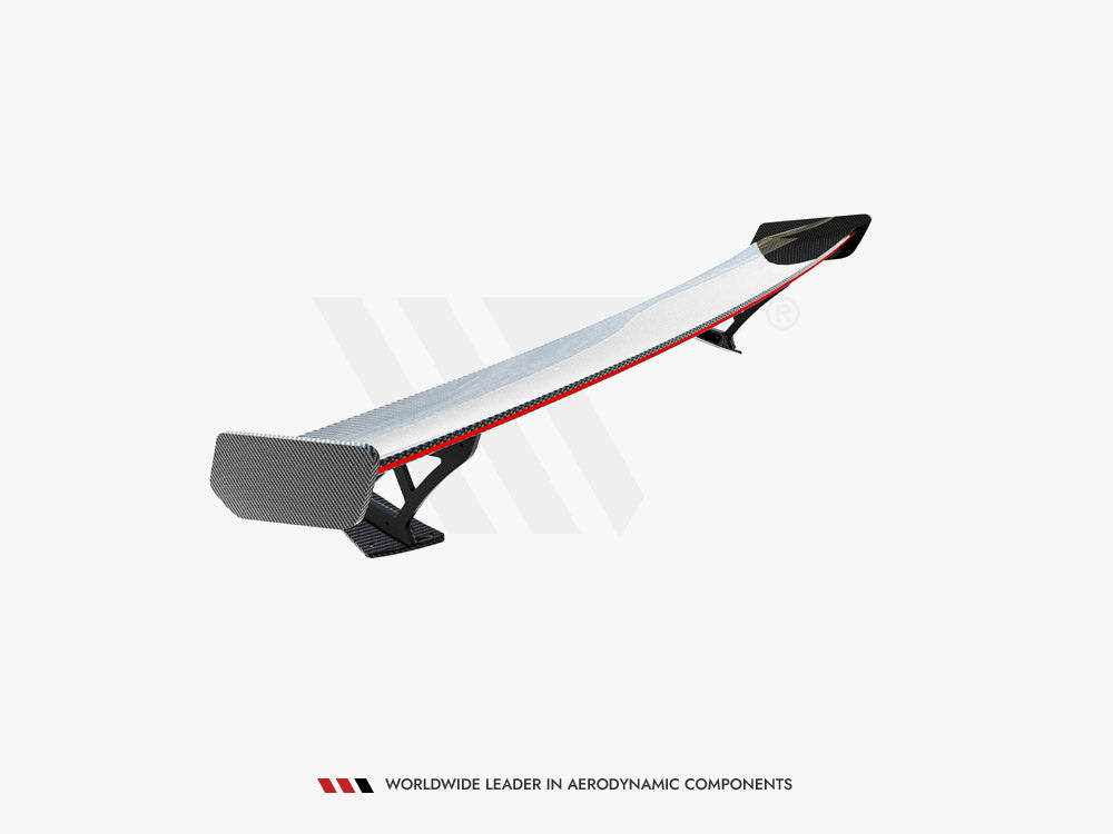 Carbon Spoiler With External Brackets Uprights + LED Toyota GR86