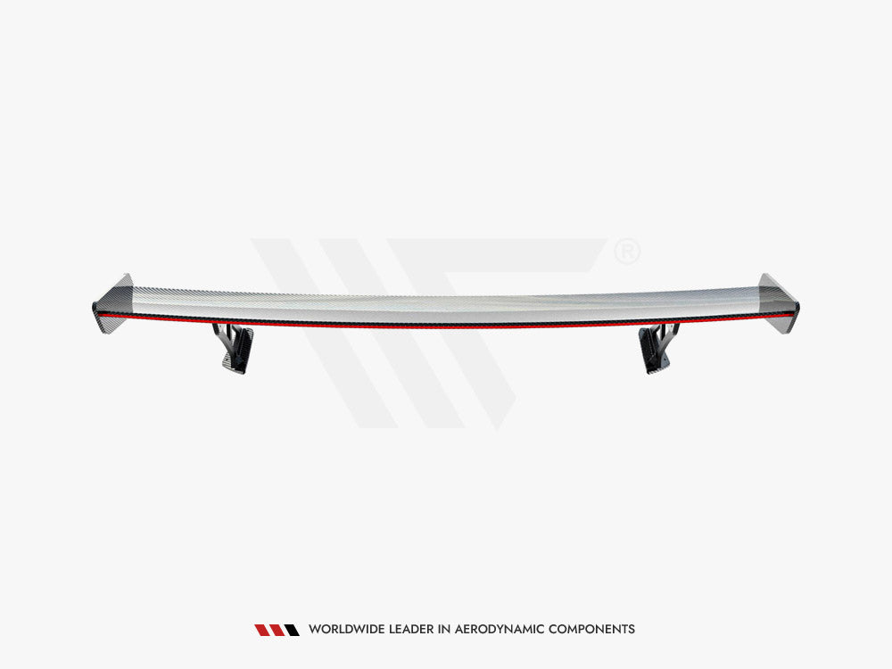 Carbon Spoiler With External Brackets Uprights + LED Toyota GR86