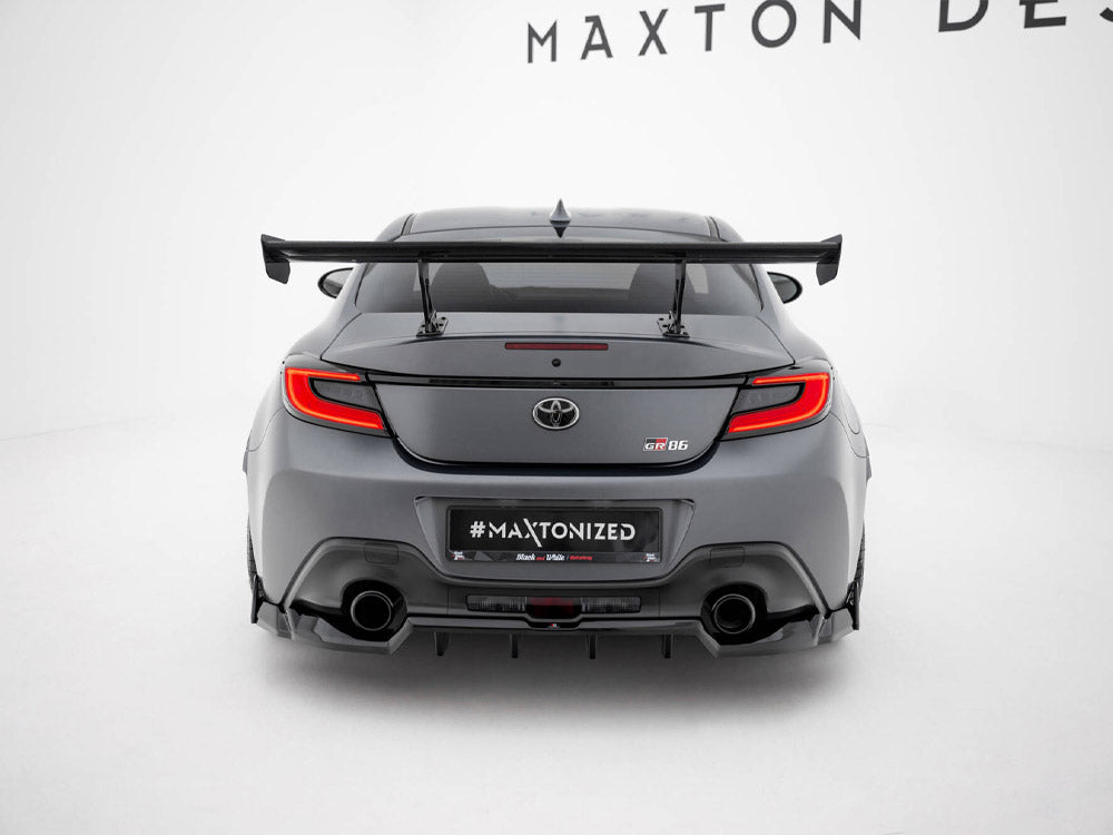 Carbon Spoiler With Internal Brackets Uprights Toyota GR86
