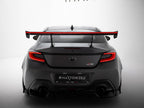 Carbon Spoiler With Internal Brackets Uprights + LED Toyota GR86