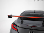 Carbon Spoiler With Internal Brackets Uprights + LED Toyota GR86