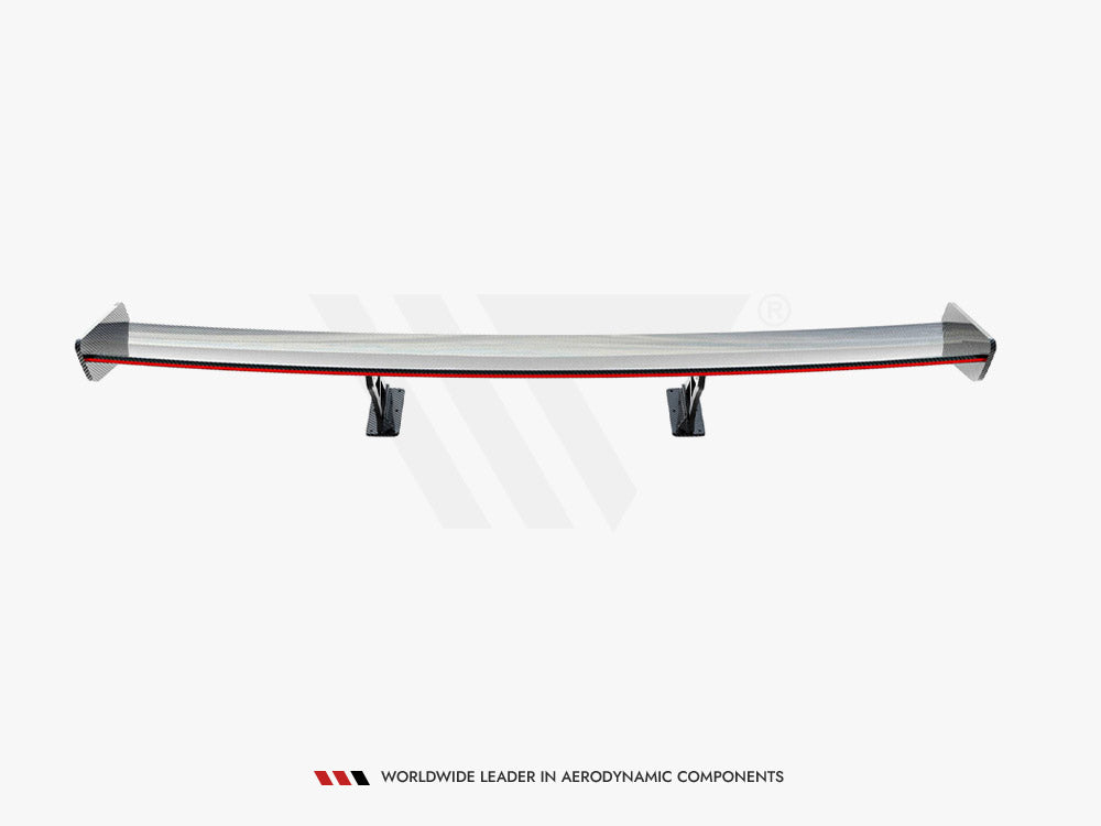 Carbon Spoiler With Internal Brackets Uprights + LED Toyota GR86