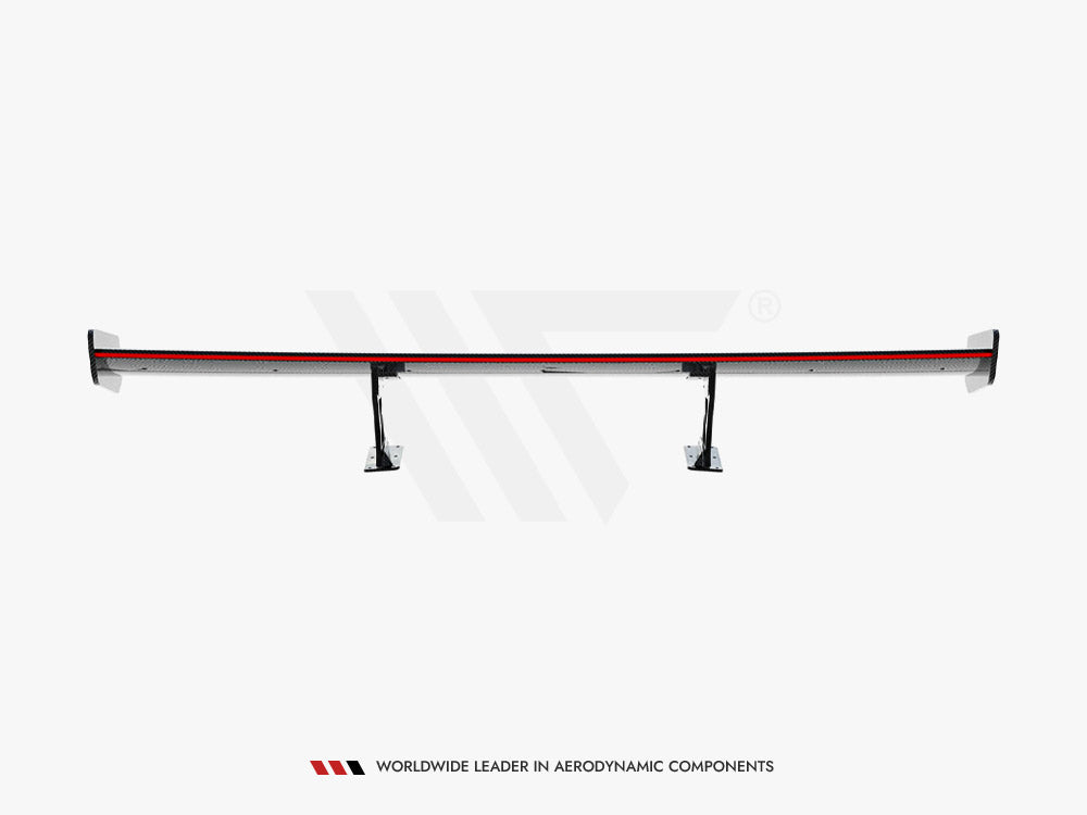 Carbon Spoiler With Internal Brackets Uprights + LED Toyota GR86