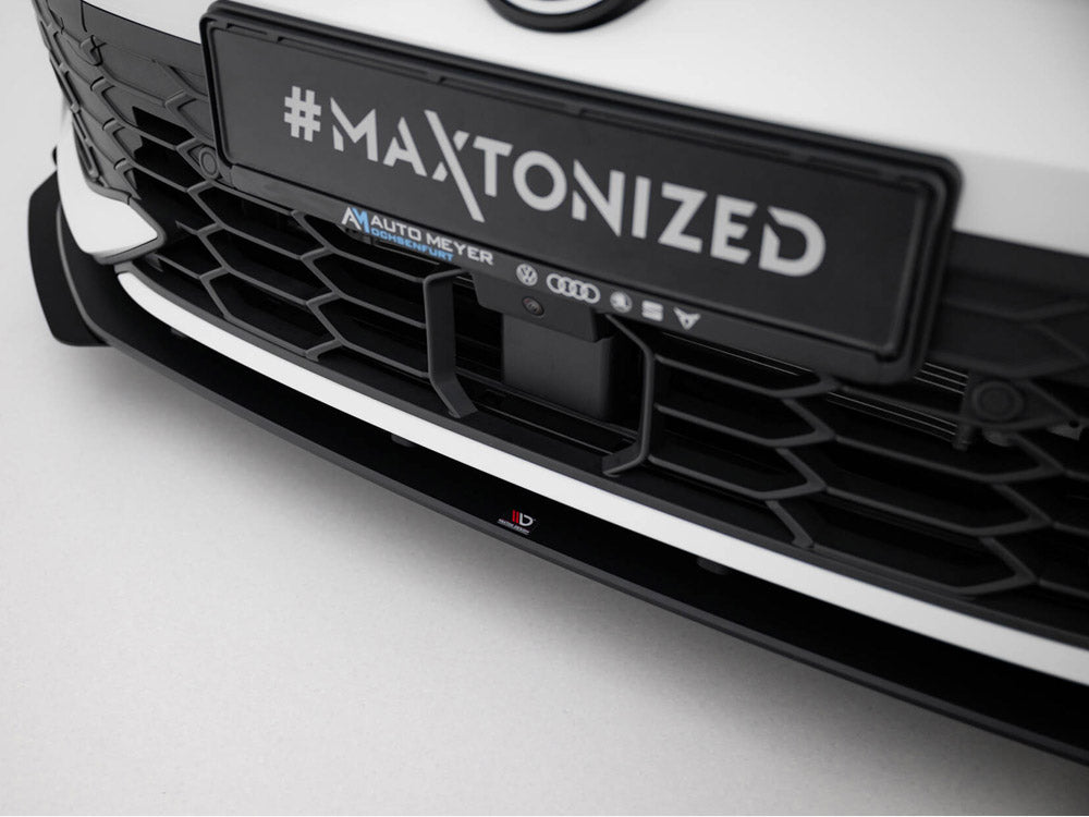 Street PRO Front Splitter + Flaps Volkswagen Golf GTI / GTE / R-Line Mk8 Facelift