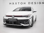 Front Splitter V.5 Volkswagen Golf GTI / GTE / R-Line Mk8 Facelift