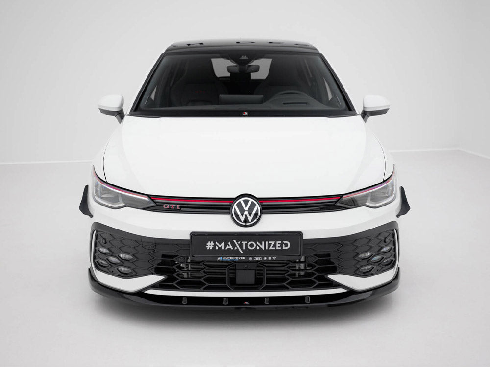 Front Splitter V.5 Volkswagen Golf GTI / GTE / R-Line Mk8 Facelift
