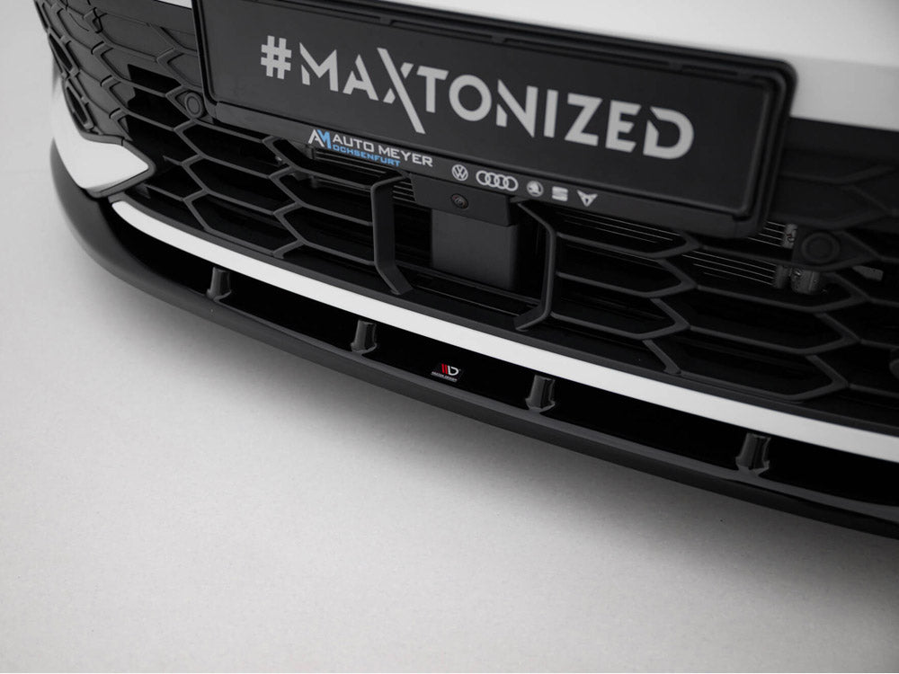 Front Splitter V.5 Volkswagen Golf GTI / GTE / R-Line Mk8 Facelift